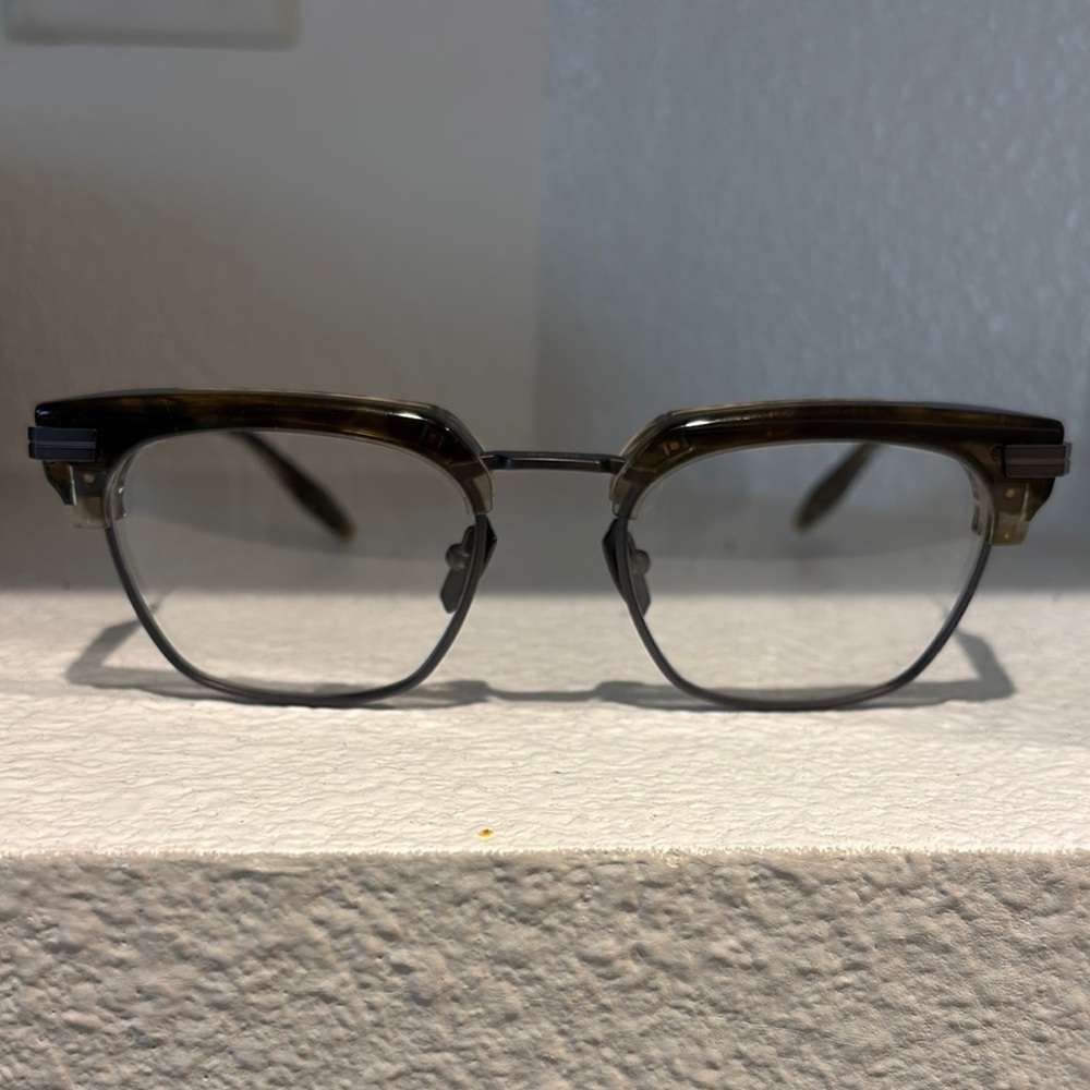 Akoni Stylish Brown and Black Eyeglasses